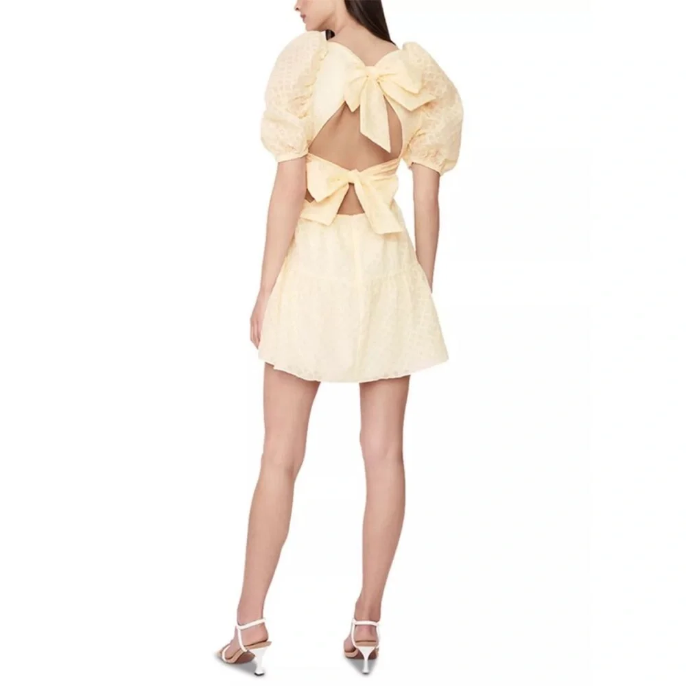 NWT Bardot Lucy Puff Sleeve Mini Dress 4 - Picture 4 of 16